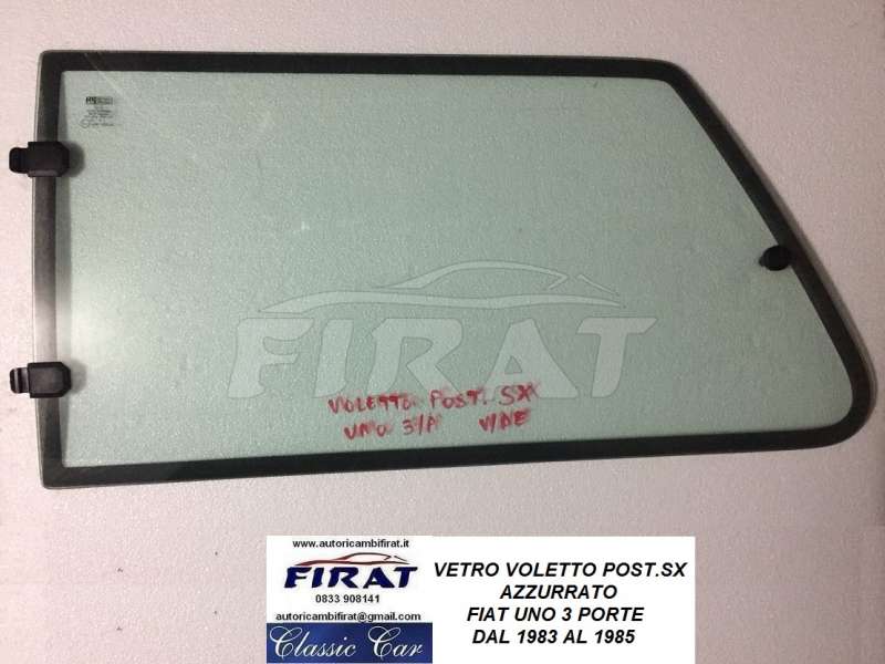 VETRO VOLETTO FIAT UNO 3P POST.SX AZZURRATO